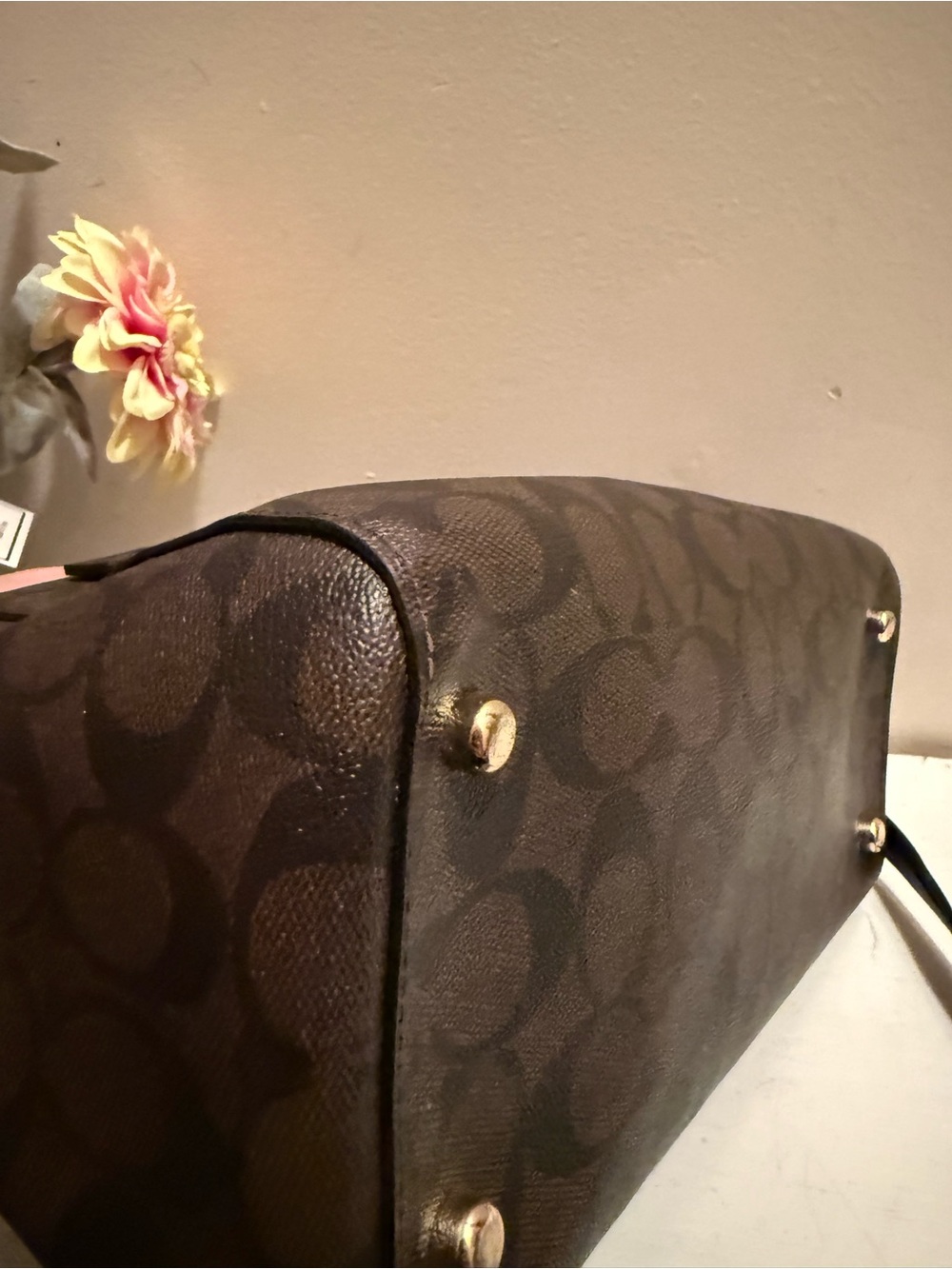 COACH Authentic Rowan Satchel F83607 Like New - Picture 7 of 12